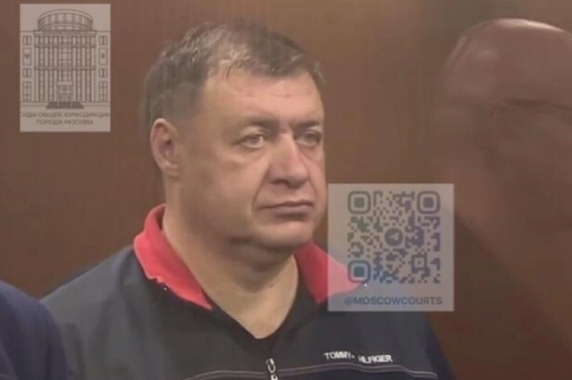 Алексей Дедов на заседании суда.