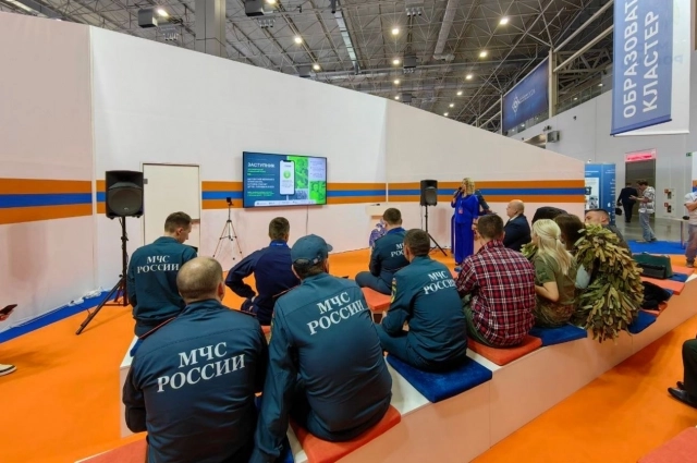 Презентация проекта «Заступник» на XV Международном салоне «Комплексная безопасность-2024», организатором которого выступает МЧС России.