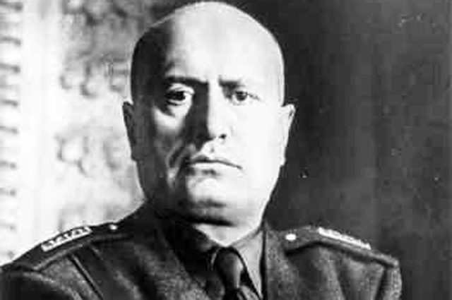 Бенито Муссолини.
