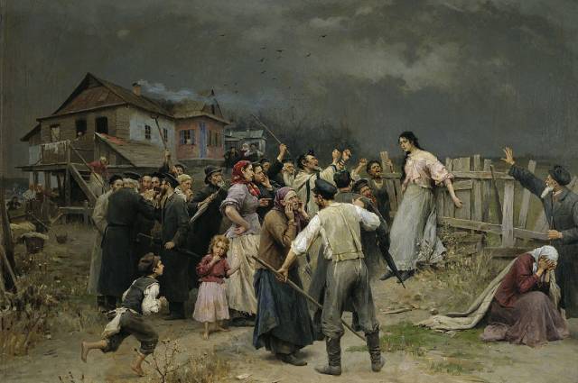 Картина Николая Пимоменко «Жертва фанатизма».