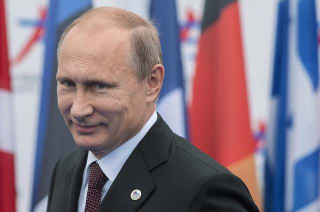 17 октября 2014. Президент РФ Владимир Путин перед началом заседания саммита форума Азия Европа 