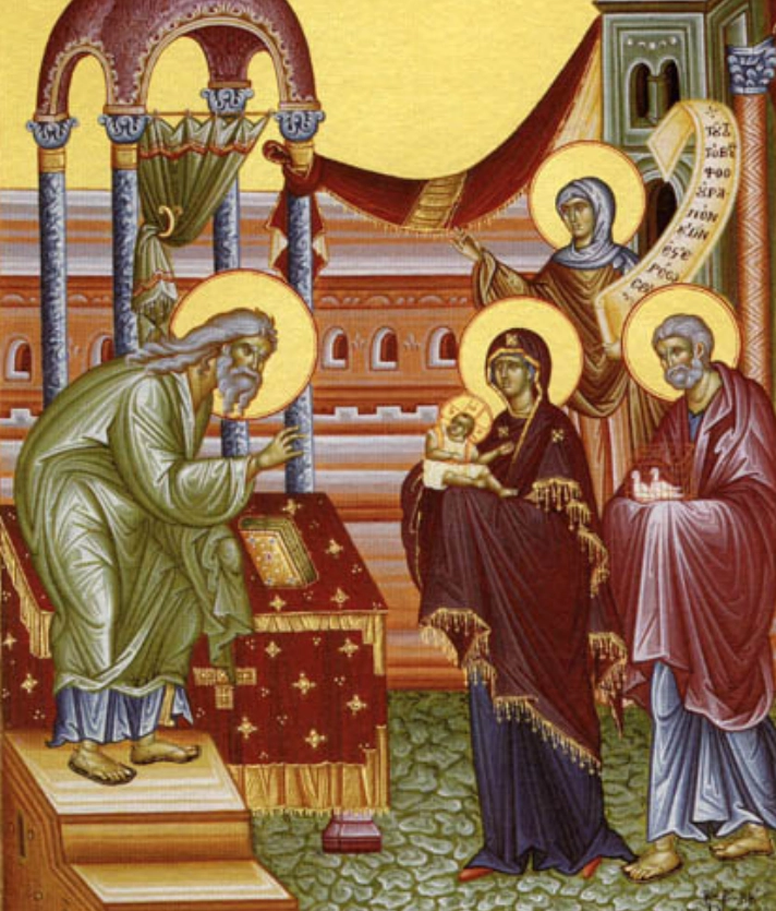 Сретение Господе. Икона.