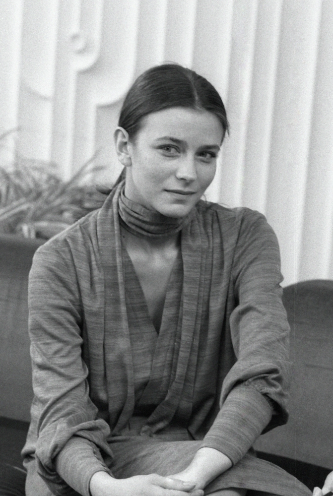 Актриса Елена Сафонова. 1983 г.