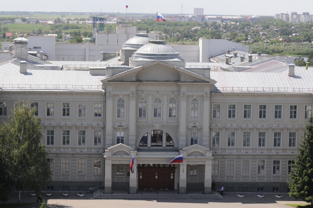 Бывшее здание Судебных установлений. Ныне Законодательное Собрание Омской области.