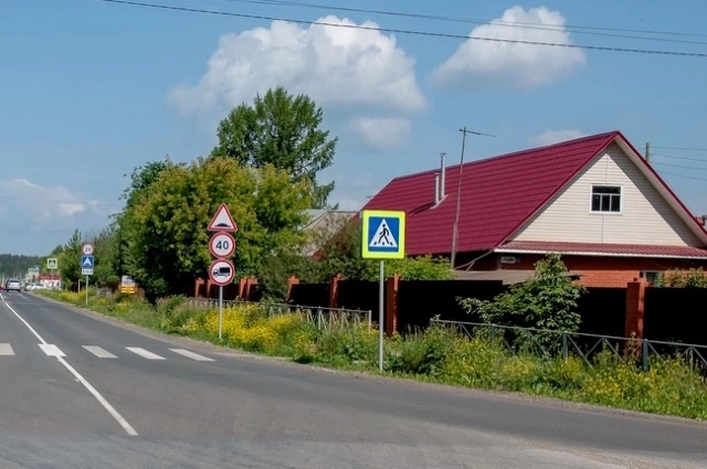 В Култаево много новых и аккуратных домов.