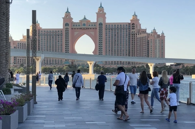 Дубай был центром притяжения туристов