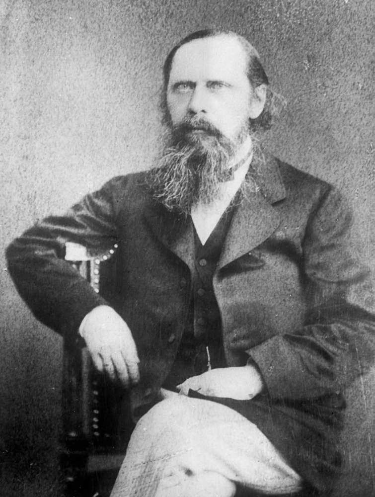 Репродукция портрета писателя Михаила Салтыкова-Щедрина, написанного в 70-е годы XIX века. Государственный литературный музей.