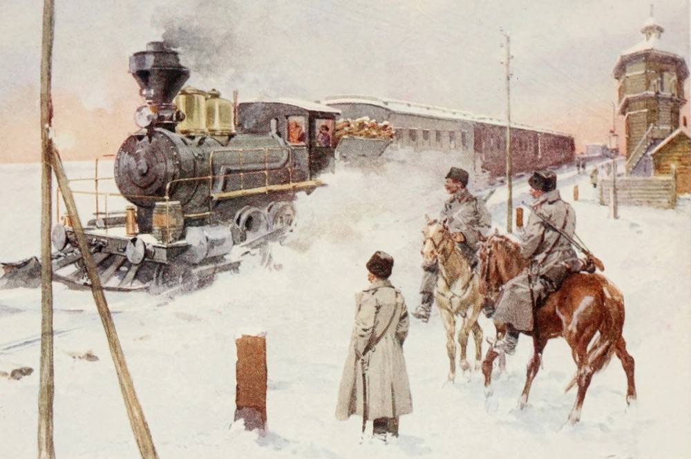 Фредерик де Ханен, «Транссибирская магистраль», около 1913 г.