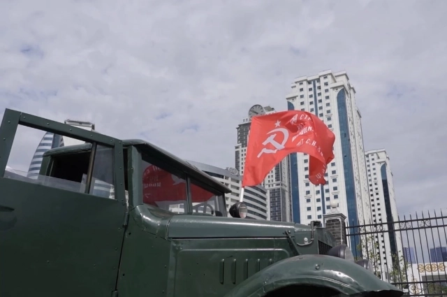 Акция «В гости к ветерану» в Грозном.