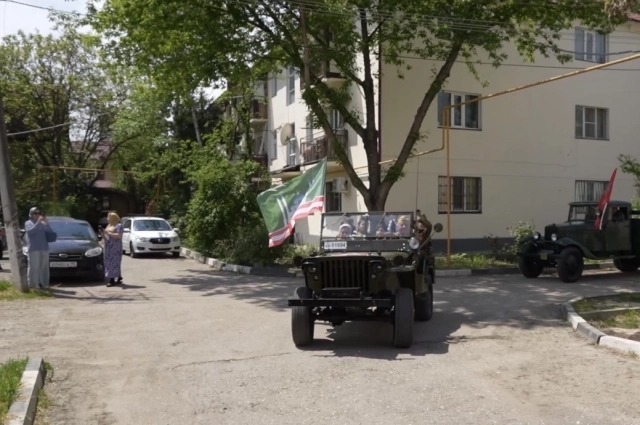Акция «В гости к ветерану» в Грозном.
