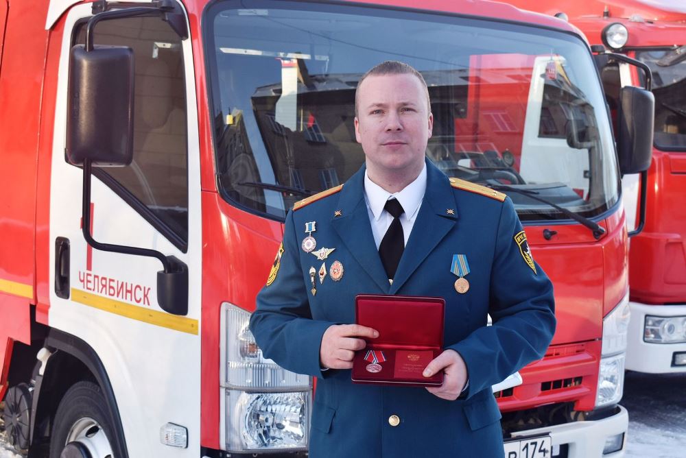 Вячеслав Павлов в 2021 году был награжден медалью «За отвагу на пожаре.
