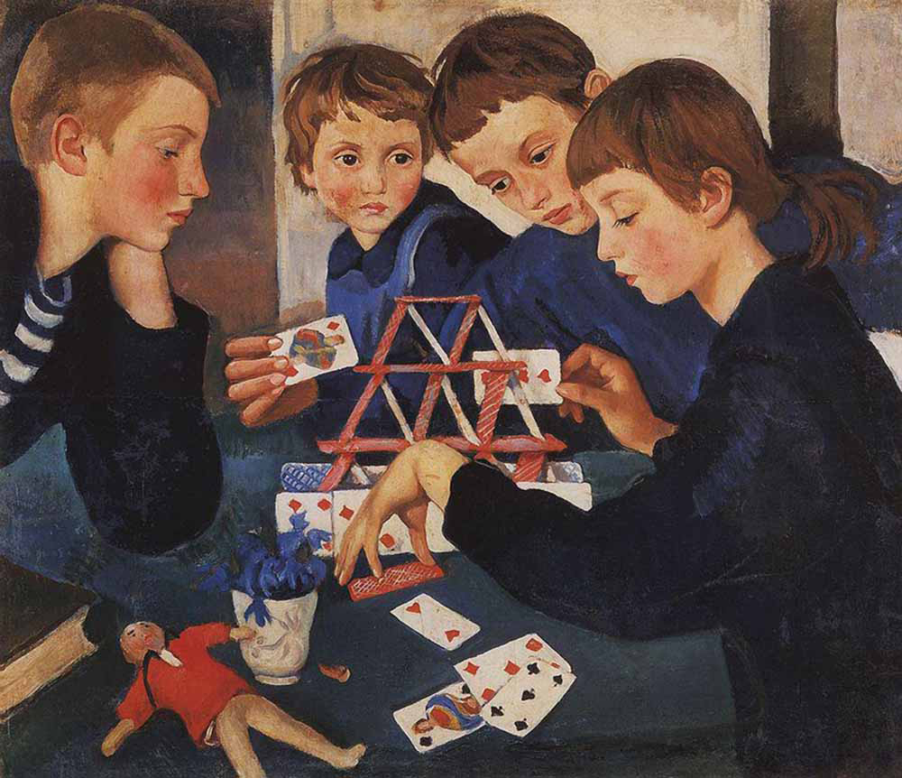 «Карточный домик», 1919 год.