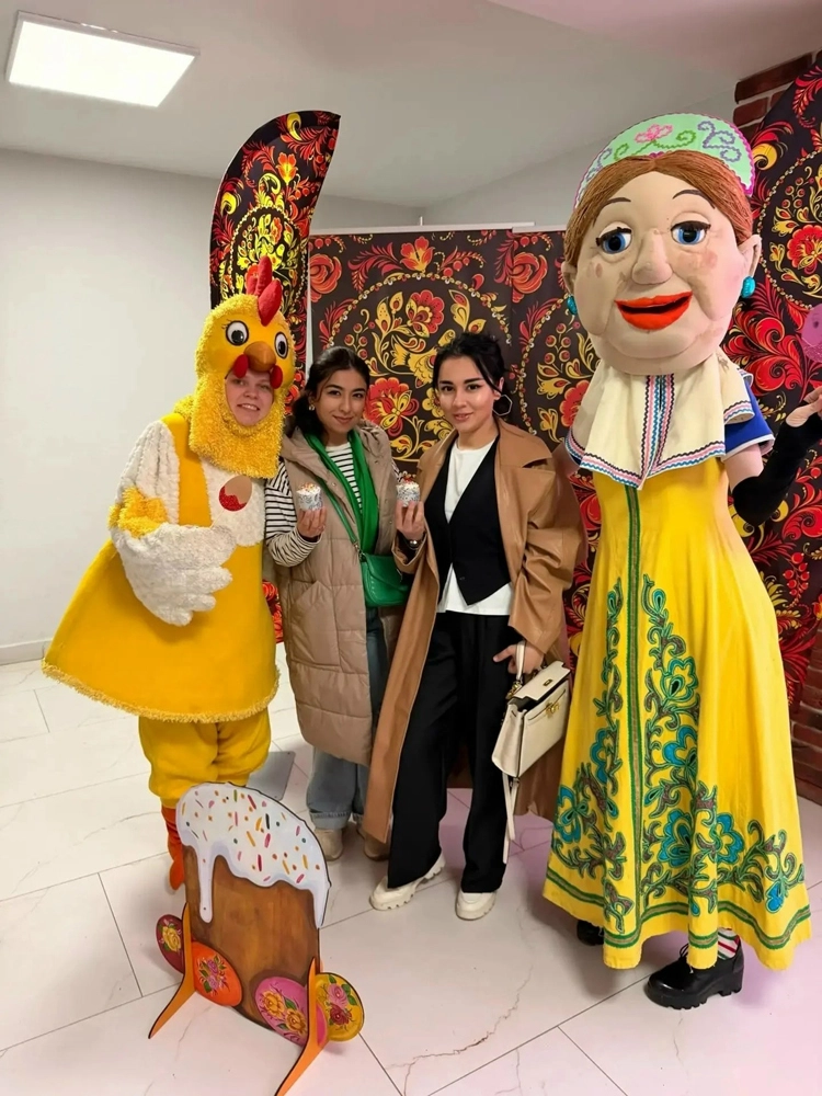 Иностранные студенты с удовольствием отметили Пасху. 