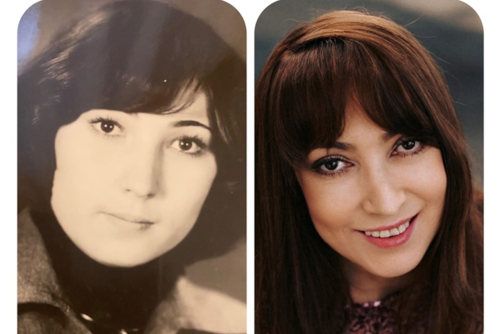 Лариса Макшанова: на фото слева ей 20 лет, на фото справа - 60. 