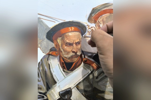  Бывалый солдат, возраст для воина не помеха. 