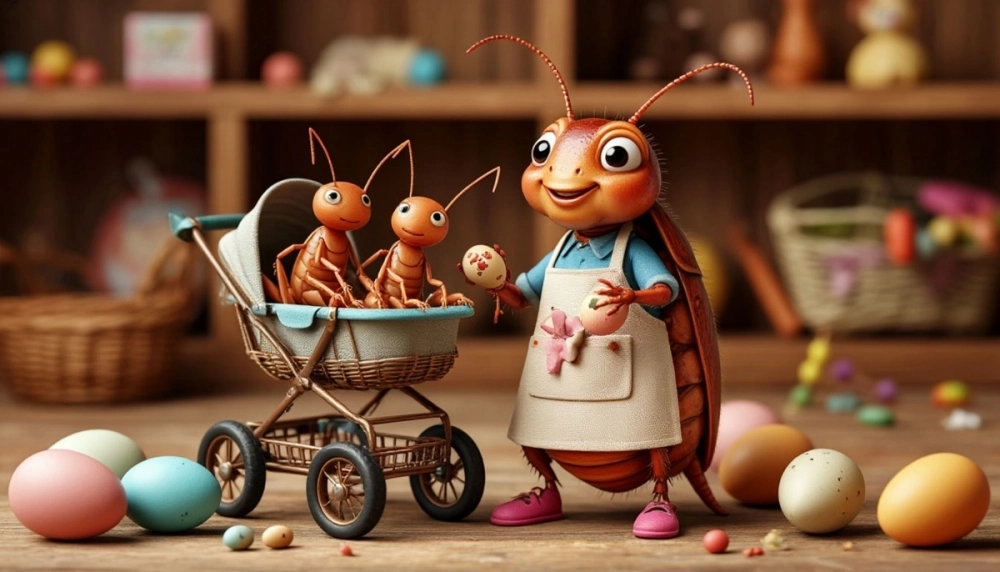 Самка таракана за всю свою жизнь может отложить десять оотек, в каждой из которых - от 20 до 40 яиц. 