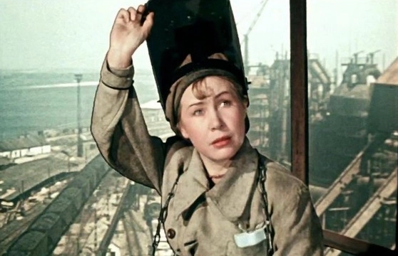 Инна Макарова в фильме «Высота», 1957 г.