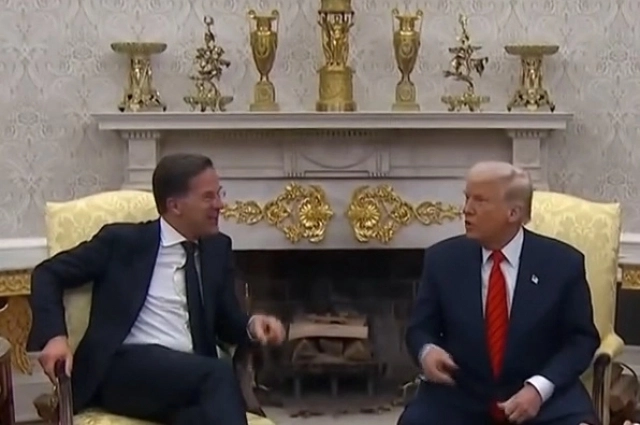 Дональд Трамп и Марк Рютте.
