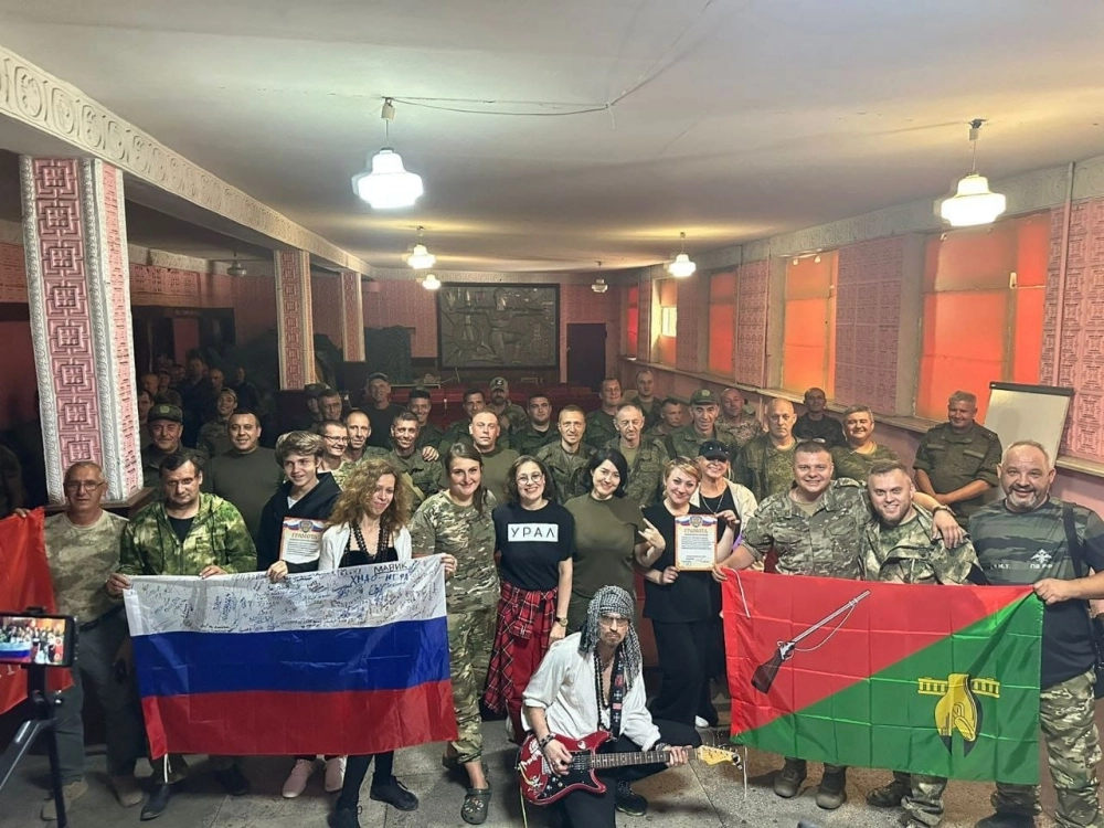 Диана Теркулова в зоне СВО.