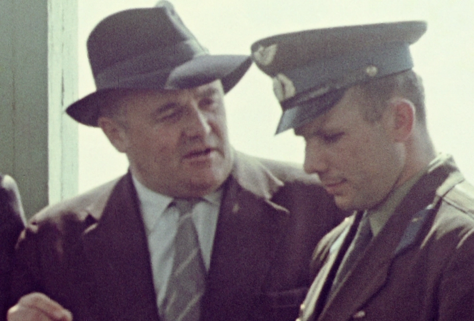 Юрий Гагарин и Сергей Королев.