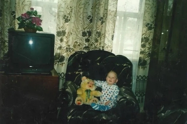 Никита в раннем детстве.
