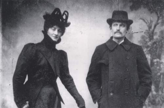 Тулла Ларсен и Эдвард Мунк в 1899 году