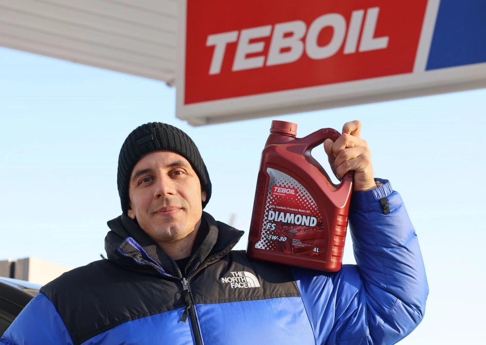 Синергию топлива и масла Teboil испытали зимний автопробег и Дима Гордей