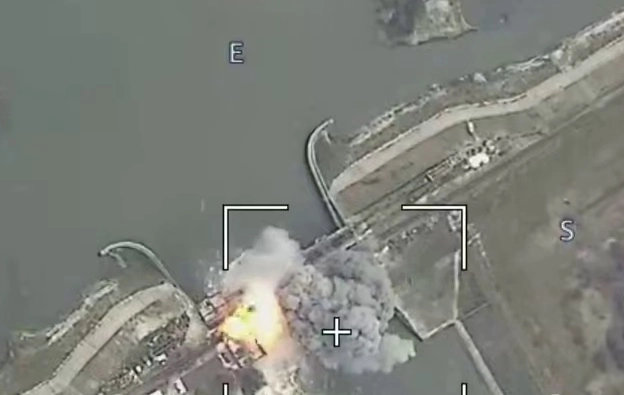 Удар по переправе ВСУ в Харьковской области.