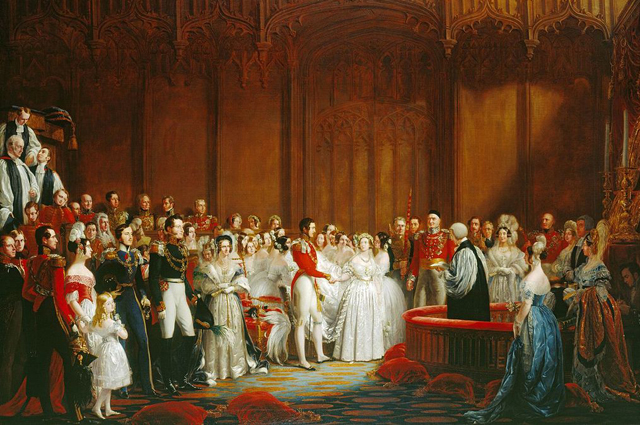 Свадьба Виктории и АльбертаКартина кисти Джорджа Хейтера.