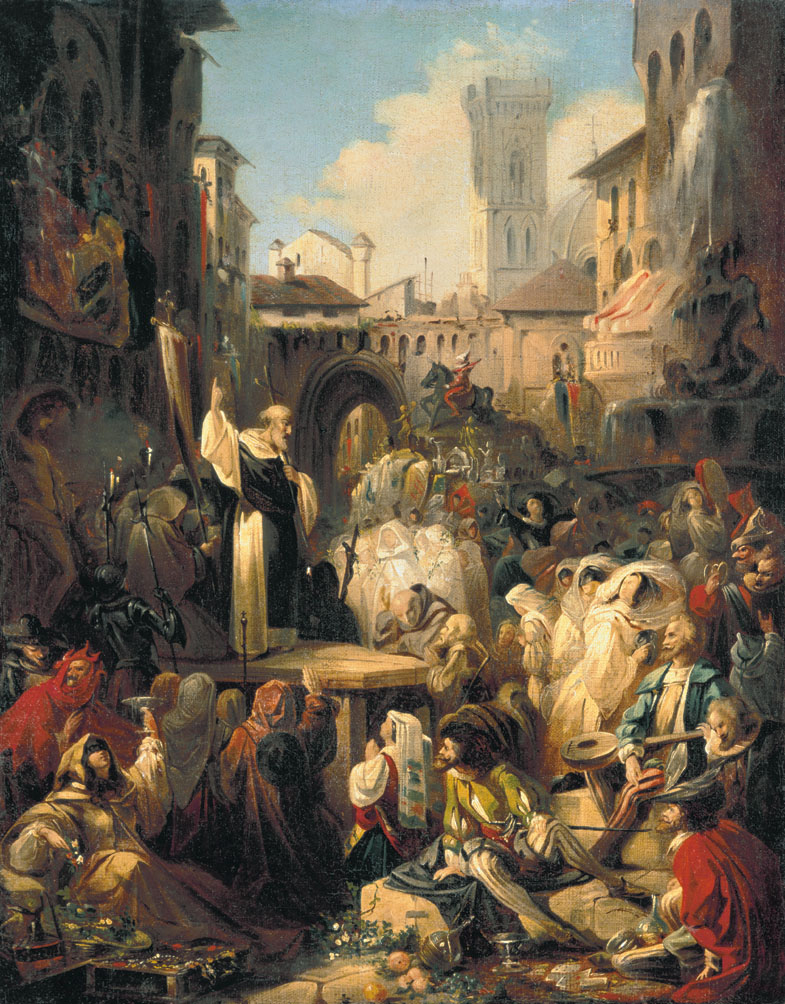 Ломтев Н. П. Проповедь Савонаролы во Флоренции. 1850-е гг.