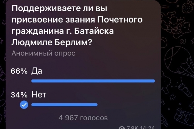 Скриншот с ТГ-канала «Батайск на связи»