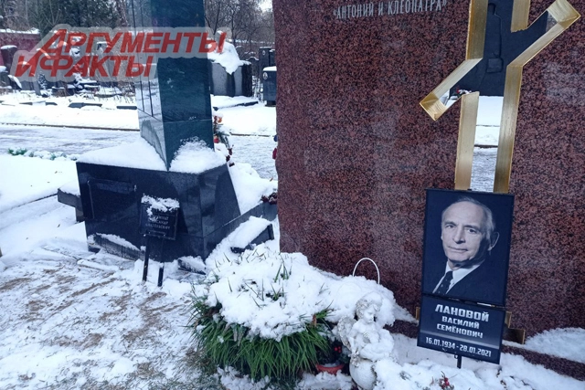 Могила Василия Ланового.