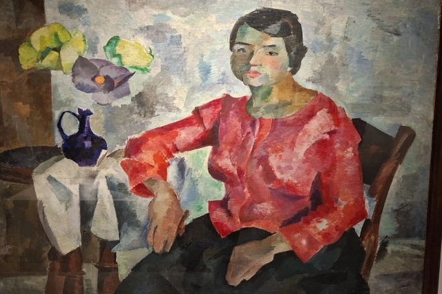 Роберт Фальк. Женский портрет. 1917 год. Из собрания Госмузея ИЗО РТ.