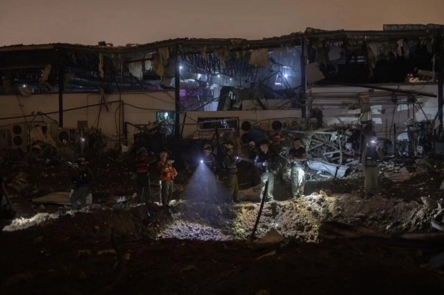 Последствия прилета в Тель-Авиве