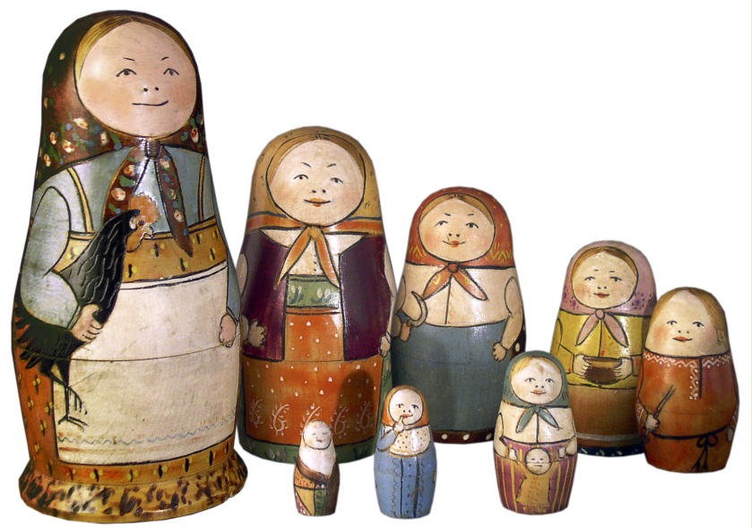 Игрушки из музея знаменитого курского мастера.