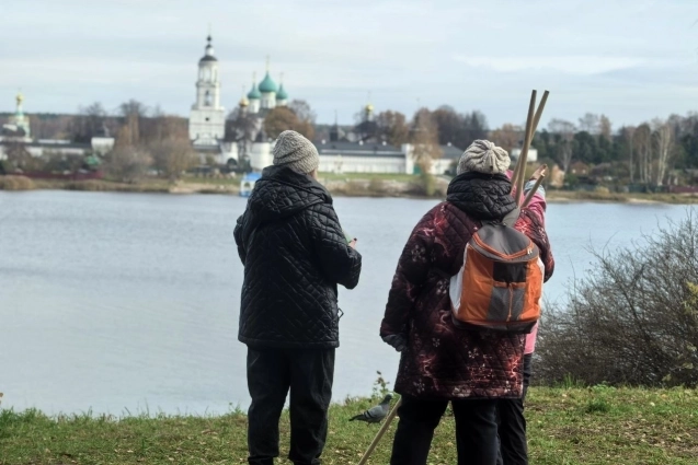 После уборки многие решили полюбоваться пейзажами.