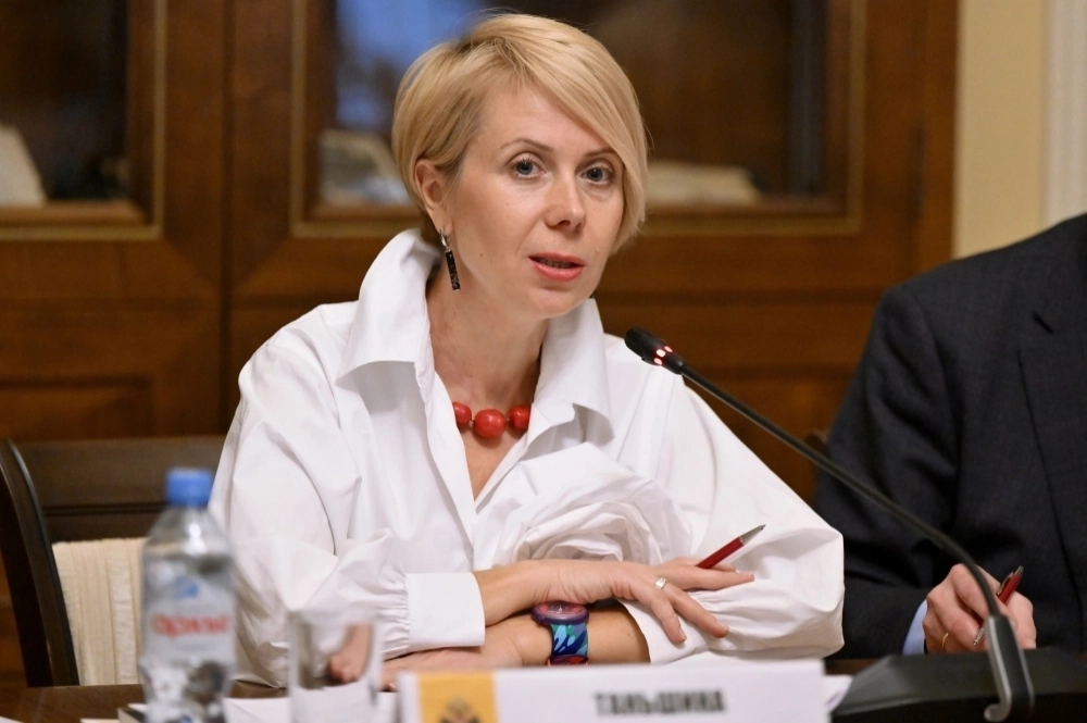 Профессор ИОН РАНХГиС, доктор исторических наук Наталия Таньшина на заседании научного совета Российского военно-исторического общества.