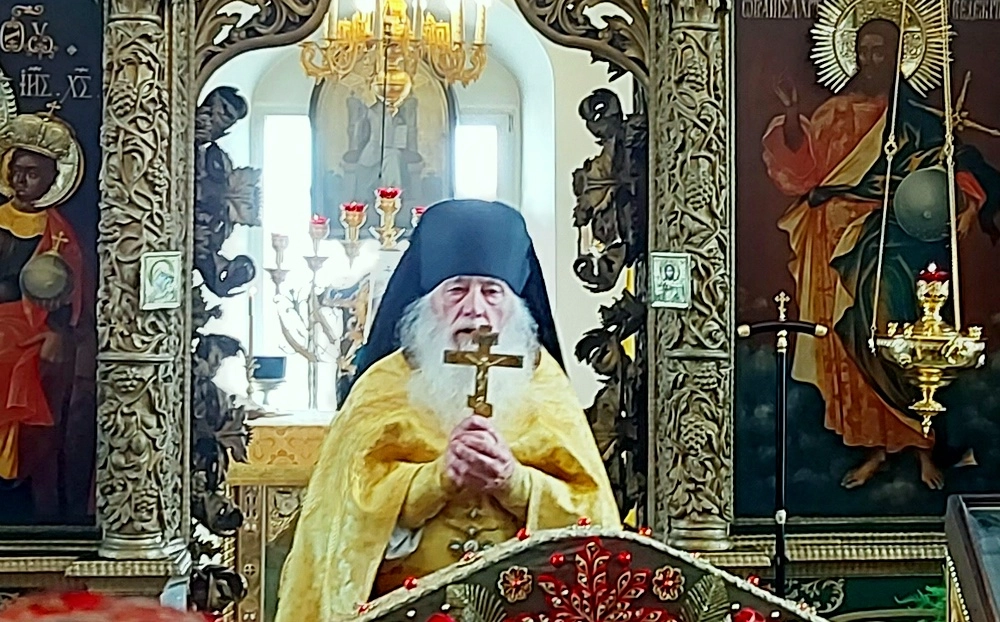 Настоятель Иоанно-Богословского монастыря игумен Герасим (Гаврилович).