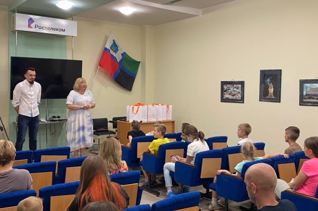 Подведение итогов первого этапа обучения в белгородском музее связи «Ростелекома».