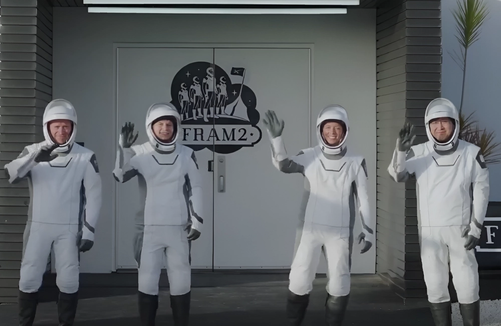 Экипаж миссии Fram2.