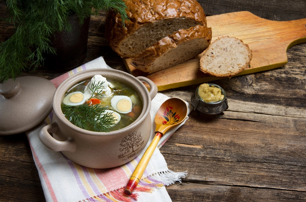 Зеленые щи.