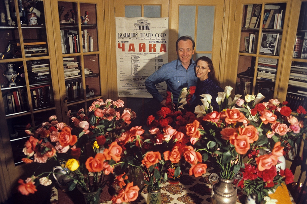 Композитор Родион Щедрин и Майя Плисецкая в день премьеры балета «Чайка» в Большом театре, 1980 г.