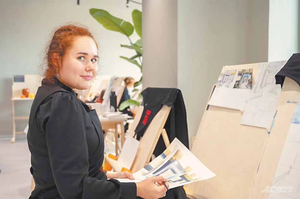 Анжелика Морозова осваивает в центре графический дизайн.