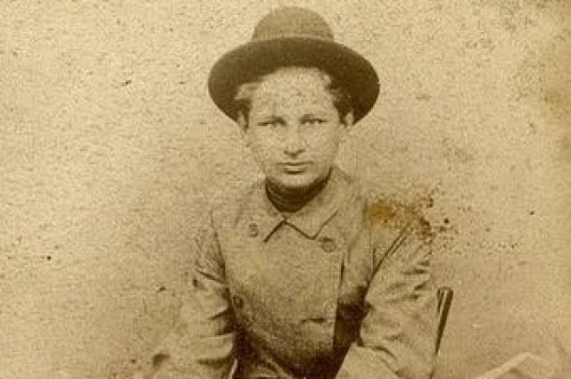 Один из первых погибших во время столкновения Алексей Бабякин. Фото 1904 г.