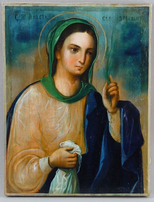 Икона «Святая Анастасия, Узорешительница», XIX век