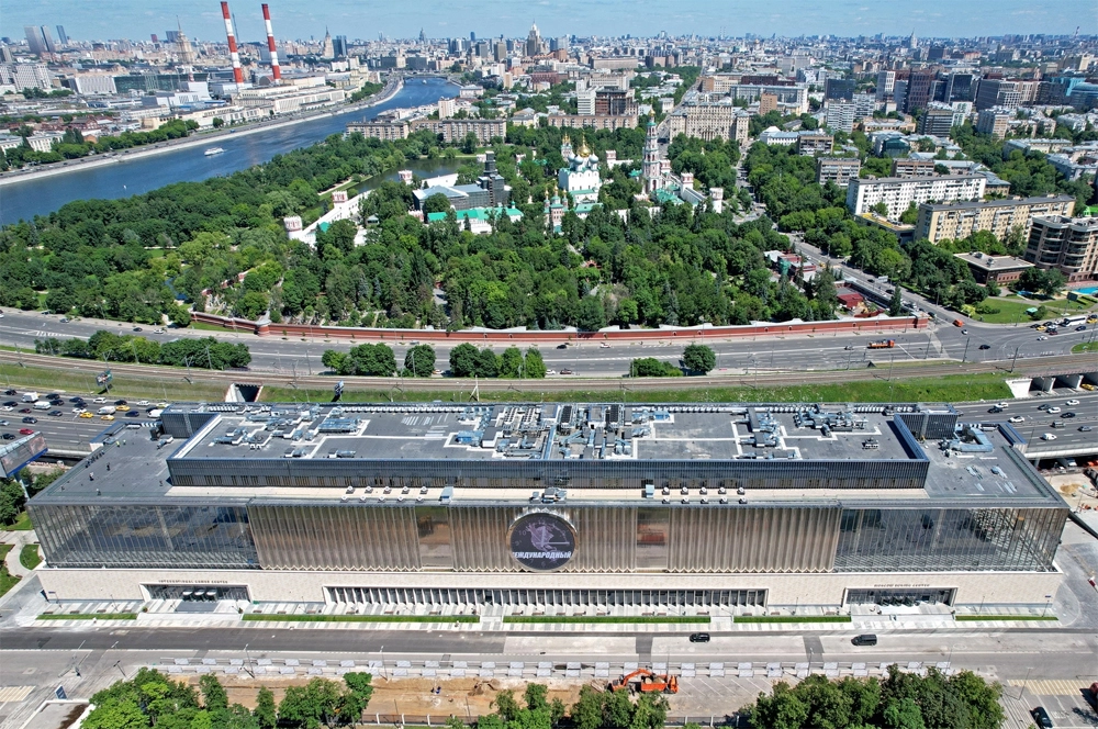 Дворец борьбы в Новолужнецком проезде.