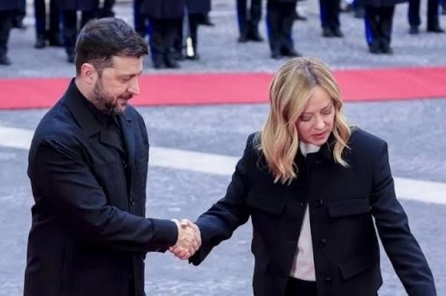 Мелони и Зеленский. 