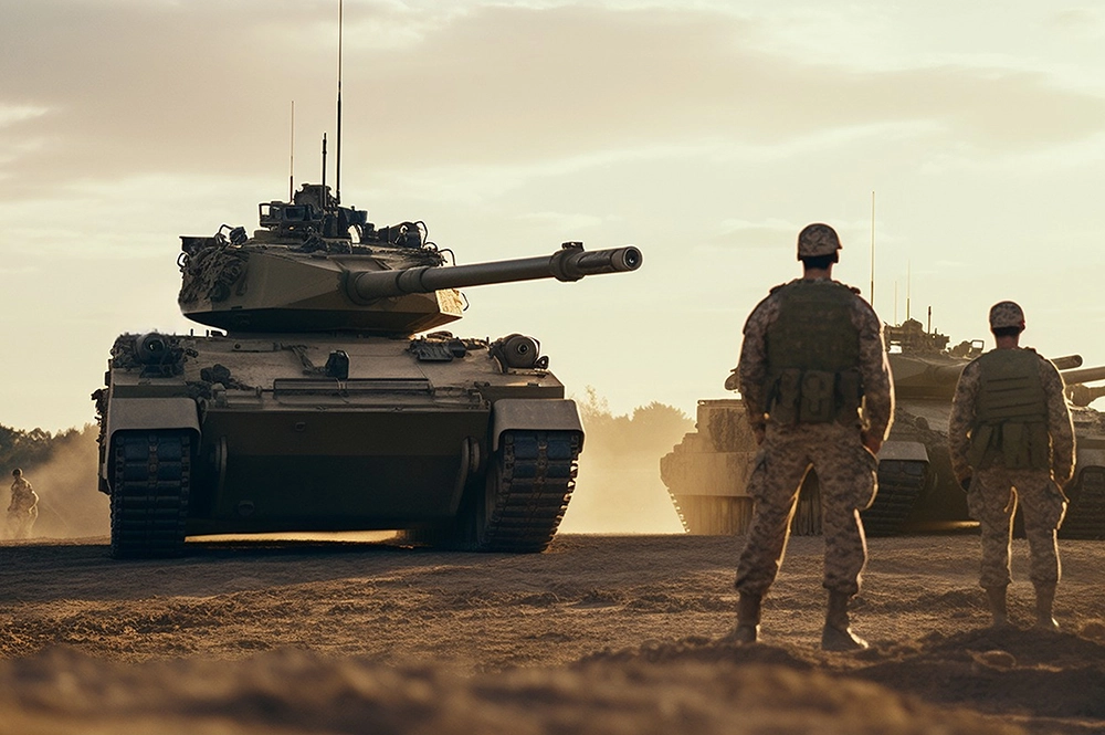 солдаты, танки, армия НАТО, армия США, иностранные войска, вторжение в Иран,