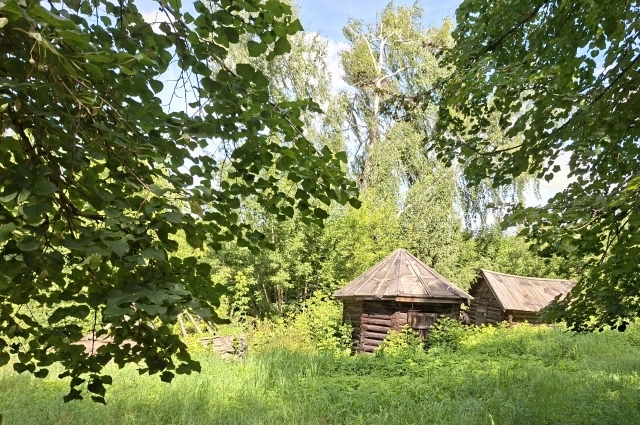 Баня и другие усадебные постройки восстановлены в Кокушкино.