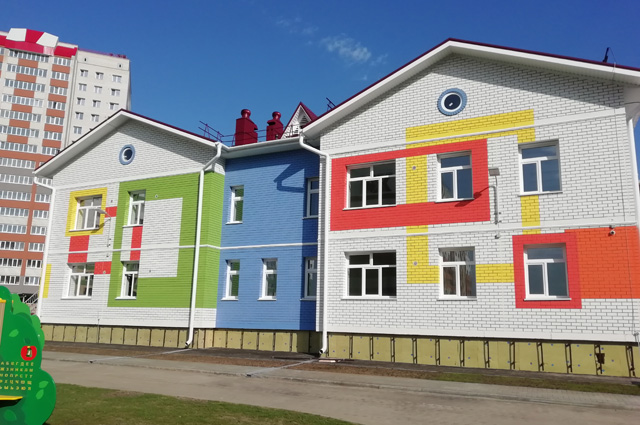 Детский сад, построенный в рамках национального проекта
